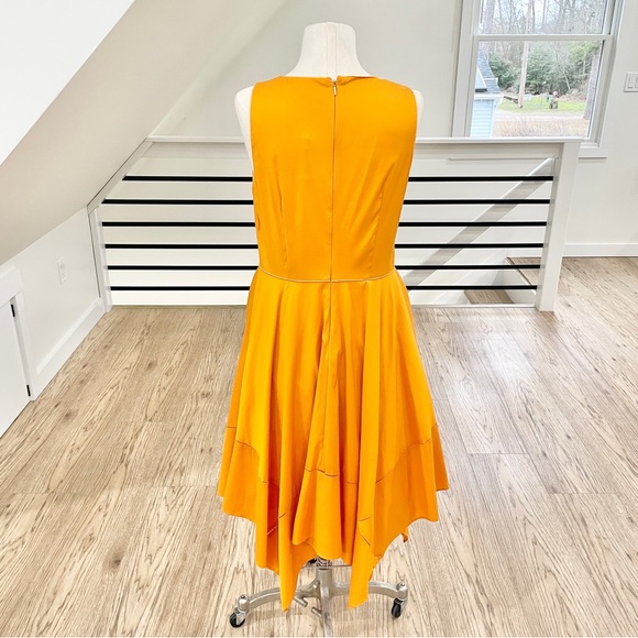 NWT 10 Donna Karan, New York, orange sleeveless, bohemian dress - Picture 10 of 10